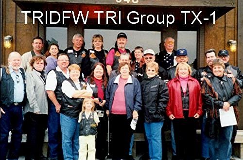 Motorcycle club or group picture