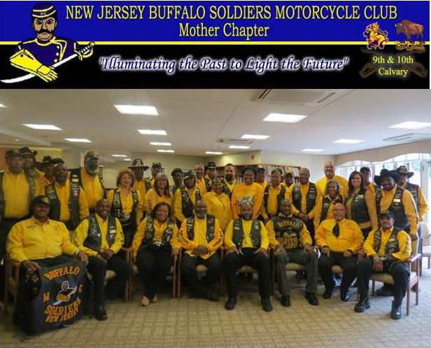 Motorcycle club or group picture