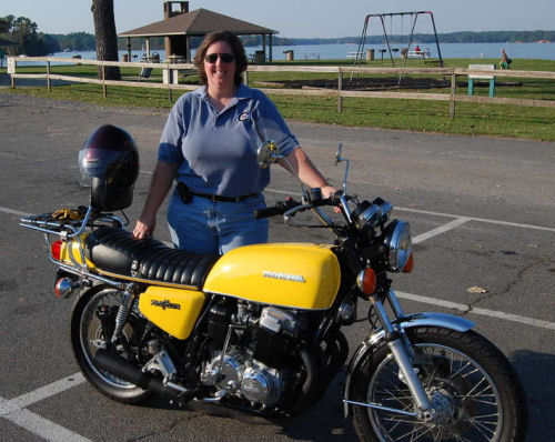 Motorcycle Picture of a 1976 Honda CB750F Super Sport