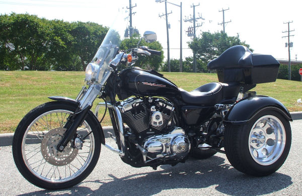 Motorcycle Picture of a 2004 Harley-Davidson Sportster w/Frankenstein Trike Kit