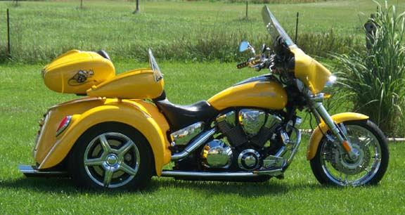 Motorcycle Picture of a 2007 Honda VTX1800 w/Champion trike conversion