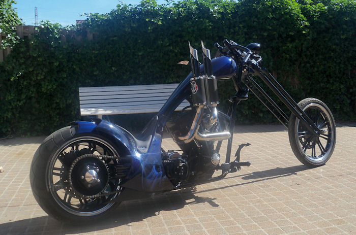 Motorcycle Picture of the Week for Bikes Only - Self-Made Harley-Davidson Evo Chopper