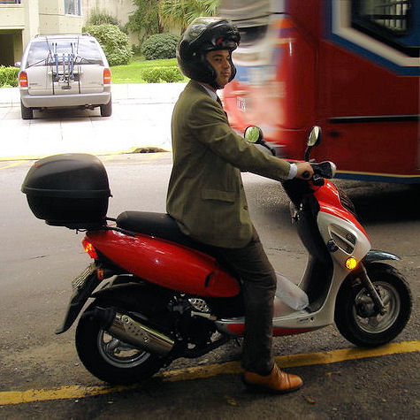 Motor Scooter Picture of a 2001 Kymco 100cc