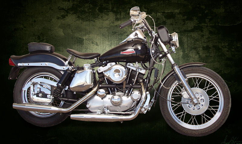 Motorcycle Picture of a 1978 Harley-Davidson Sportster XLH