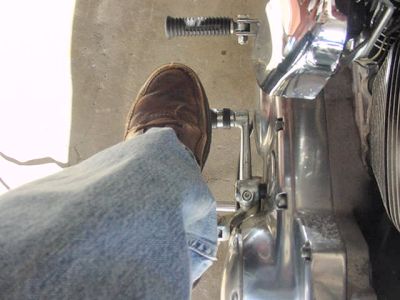Foot on Gear Shift Lever